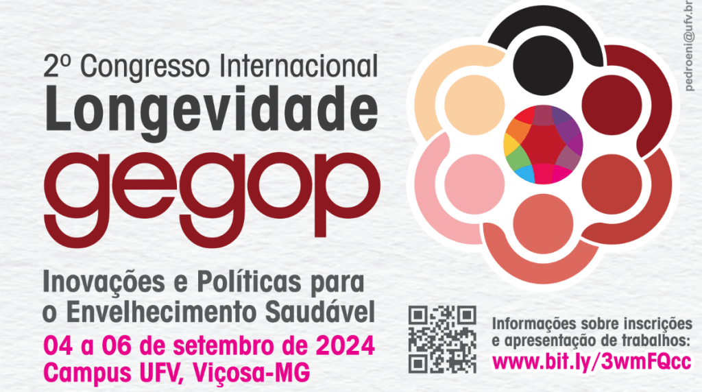 banner chamando para congresso de longevidade