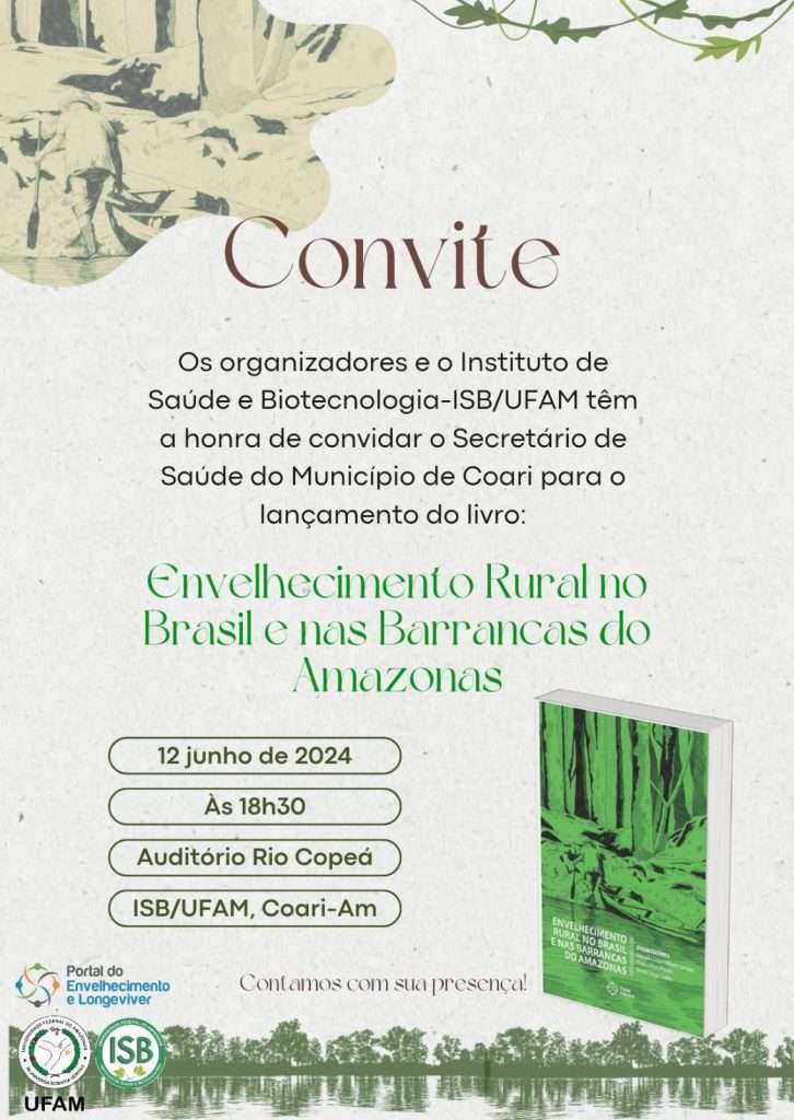 Convite para lançamento de livro