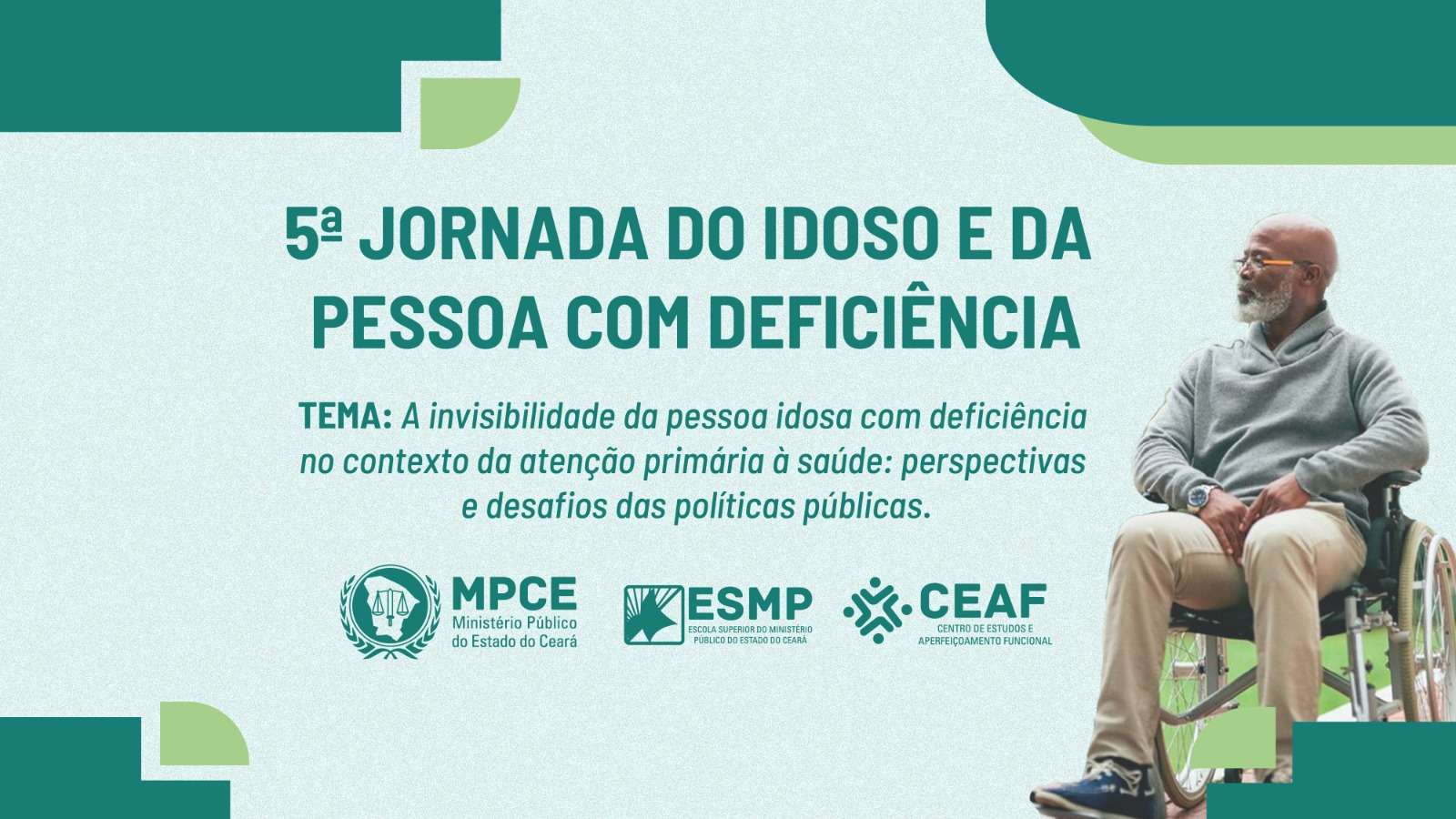 MP/CE debate a invisibilidade da pessoa idosa com deficiência na atenção primária à saúde