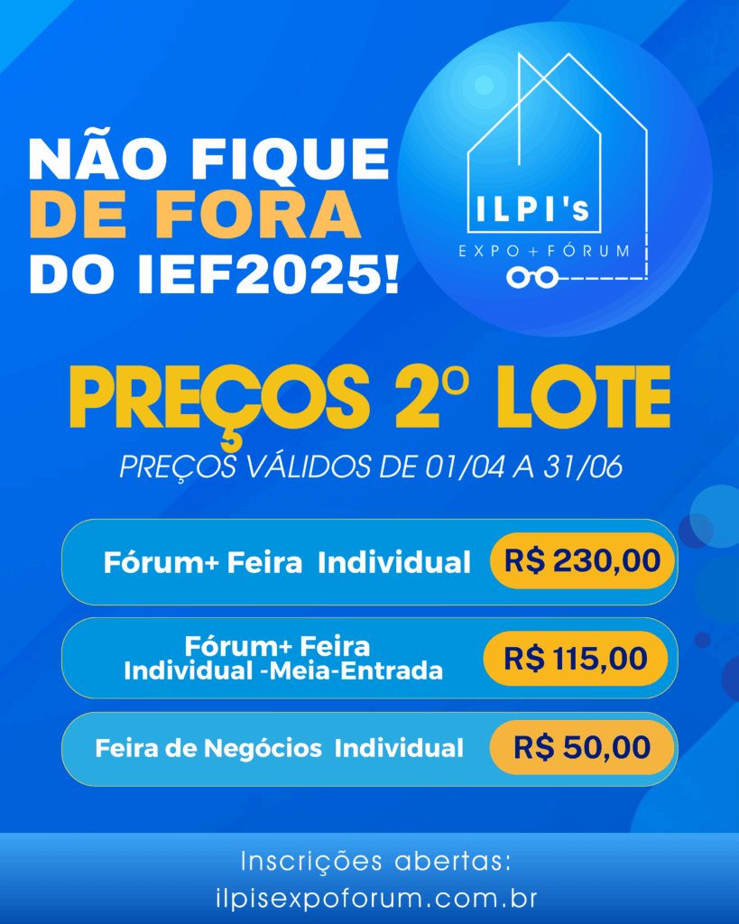 banner anunciando a 3 edicao da ILPIS Forum