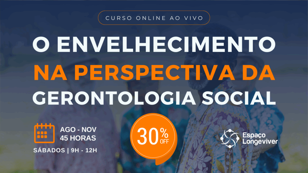 banner anunciando curso de gerontologia com desconto