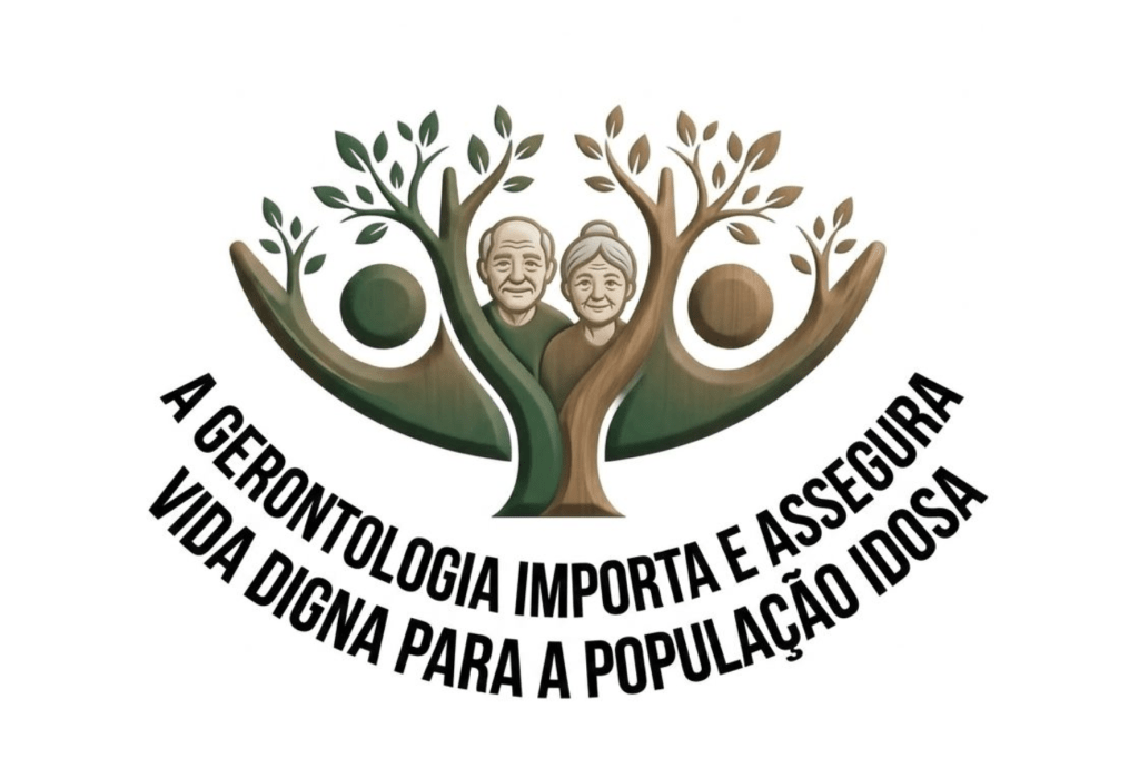 banner fundo branco com um desenho de árvore contendo o rosto de um casal de idosos