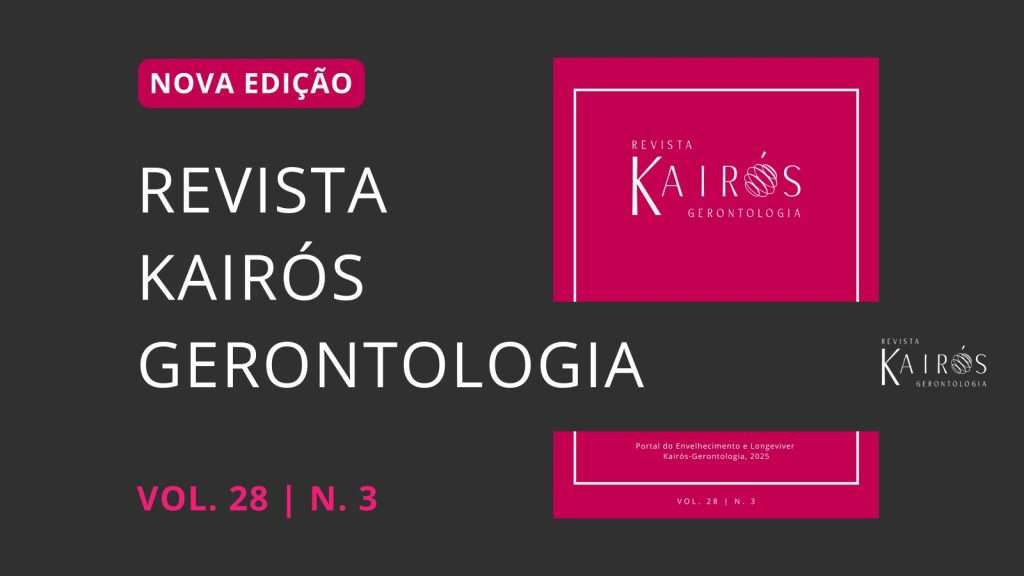 banner em preto e pink anunciando revista Kairós