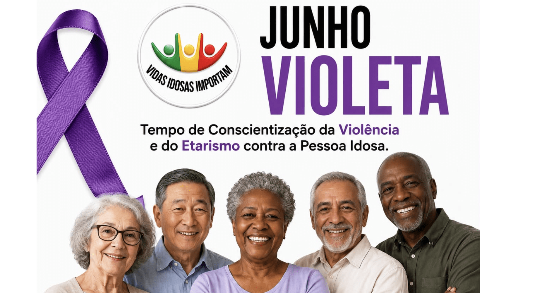 Contra todas as formas de violência contra a pessoa idosa