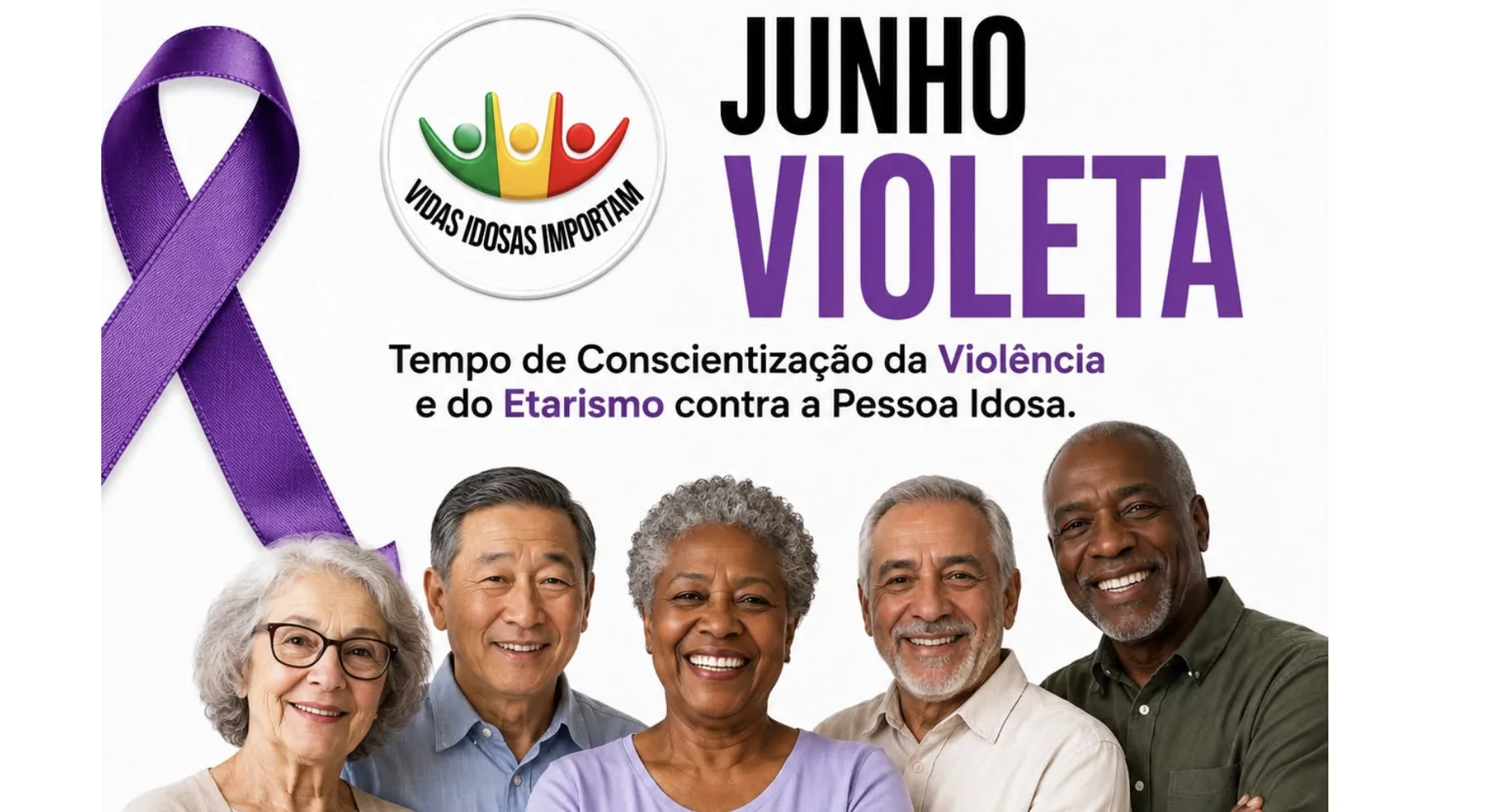 Contra todas as formas de violência contra a pessoa idosa
