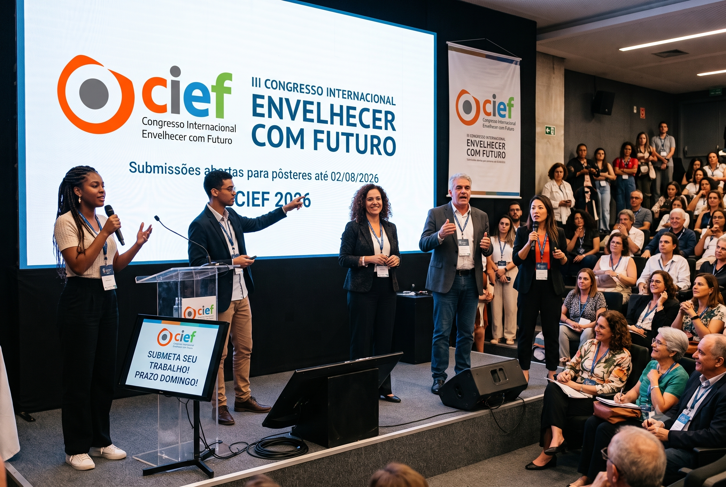 Ainda dá Tempo! Submeta seu Pôster no III Congresso Internacional Envelhecer com Futuro até este domingo